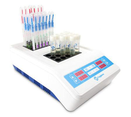 Lab Format Digital Dry Block Incubator - Dual Zone Heat Block for Diagnostic Testing