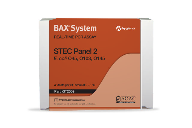 BAX® System Real-Time STEC Panel 2 - PCR Detection for E. coli O45, O103, O145