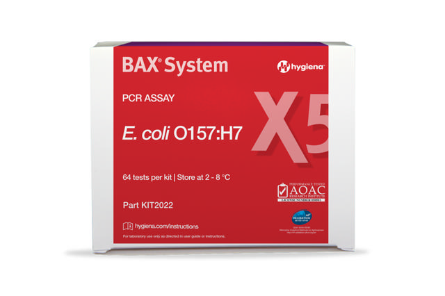 BAX® System E. coli O157:H7 for X5 - Rapid PCR Detection Assay